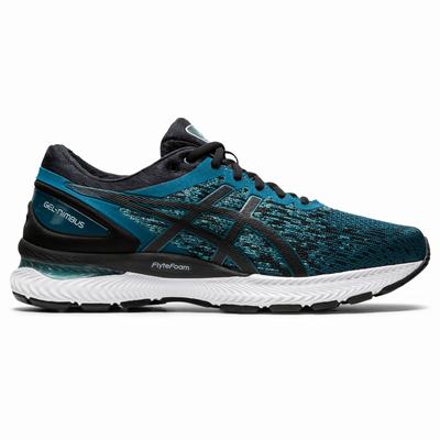 Férfi Asics Gel-Nimbus 22 Knit Futócipő AS3059148 Kék/Fekete